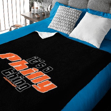 Discover It's a Philly thing O/B/W Baby Blankets