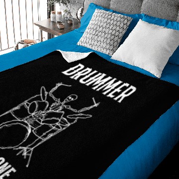 Discover Skeleton Drummer Performer Baby Blankets