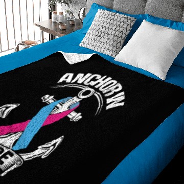Discover Anchor- Pregnancy Infant Loss Awareness Baby Blankets