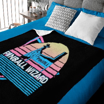 Discover Pinball Wizard Pinball Machine Retro Baby Blankets