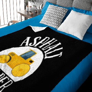 Discover asphalt builder street builder construction worker Baby Blankets