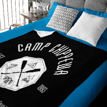 Discover Camp Chippewa Wednesday Addams Baby Blankets