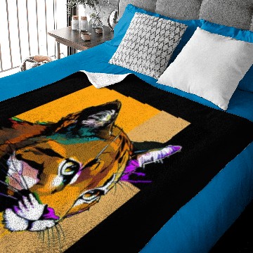 Discover Mountain Lion future ink Baby Blankets