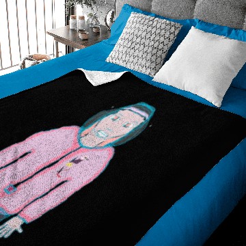 Discover Hockey Birdy Baby Blankets