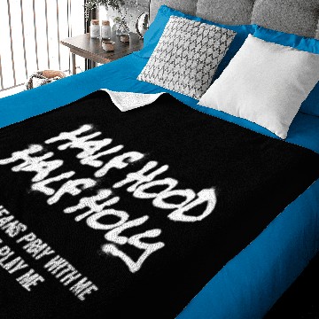 Discover Half Hood Half Holy Baby Blankets