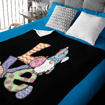 Discover Love Easter Teacher'S Aide Gnomes Teacher Easter 2 Baby Blankets