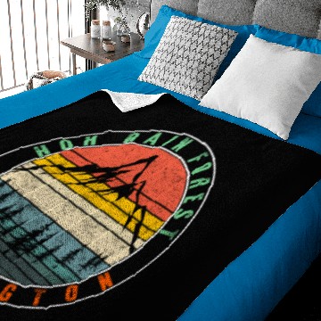 Discover Hoh Rain Forest National Park Olympiq Washington Baby Blankets