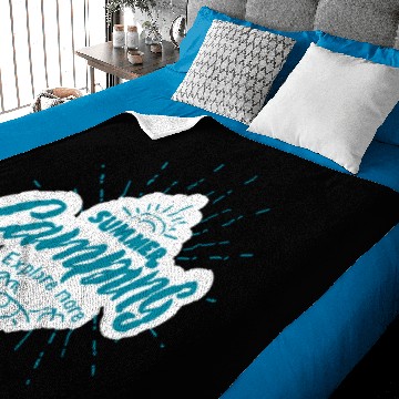 Discover Summer Camping Explore More Baby Blankets