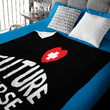 Discover Future Nurse Life Baby Blankets