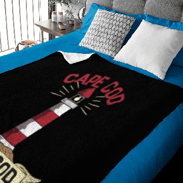 Discover Cape Cod Light House Baby Blankets