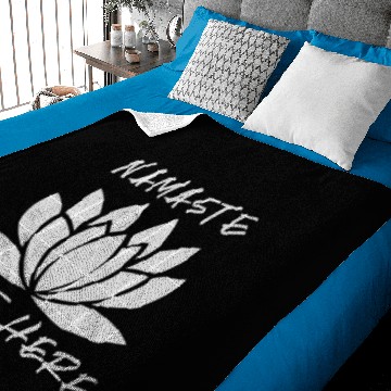 Discover Namaste Right Here Baby Blankets