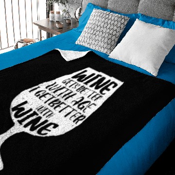 Discover Wine Gets Better With Age I Get Better With Wine Baby Blankets
