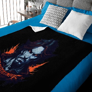 Discover Castlevania - Dracula Portrait Baby Blankets
