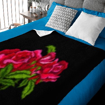 Discover Red Roses - Romance Baby Blankets