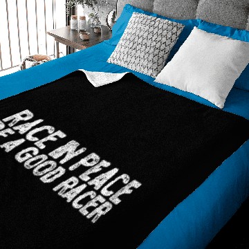 Discover RACE IN PEACE BE A GOOD RACER Baby Blankets