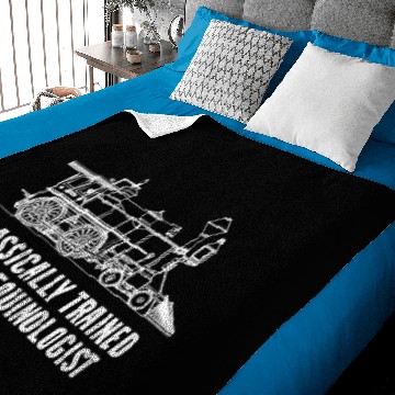 Discover Classically Trained Ferroequinologist Railfan Baby Blankets