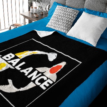 Discover Koi Balance Ying Yang Baby Blankets