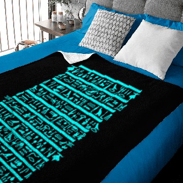 Discover Hieroglyphs Baby Blankets