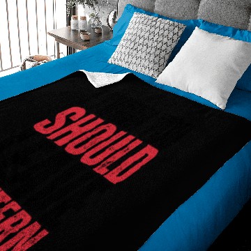 Discover i think you should leave pattern Baby Blankets