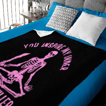 Discover You Inspire My Inner Serial Killer Baby Blankets