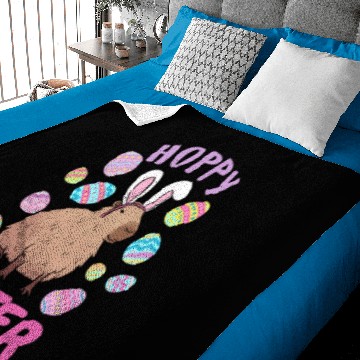 Discover Hoppy Easter Cute Funny Capybara Baby Blankets