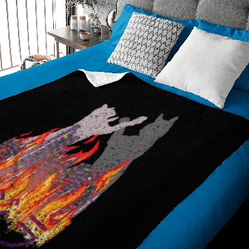 Discover Cat Retro Aesthetic Funny Catzilla Baby Blankets