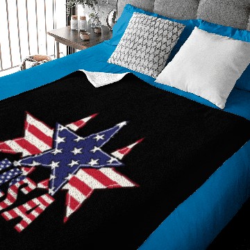 Discover God bless America the land of the free Baby Blankets