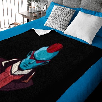 Discover Blue Face Yondu Baby Blankets