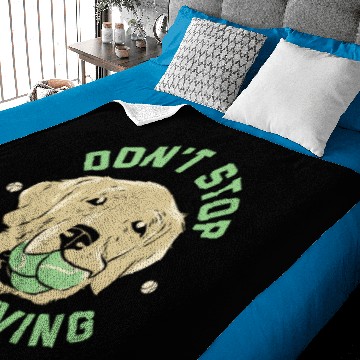 Discover Don'T Stop Retrieving Golden Retriever Baby Blankets