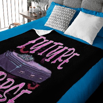 Discover Future Corpse Funny Coffin Pastel Emo Goth Baby Blankets