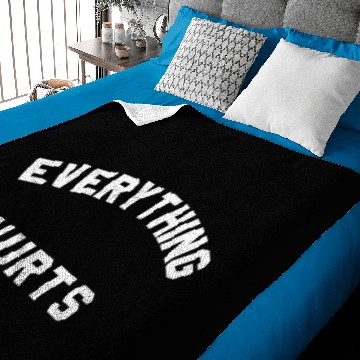 Discover Everything Hurts Workout hippie Baby Blankets