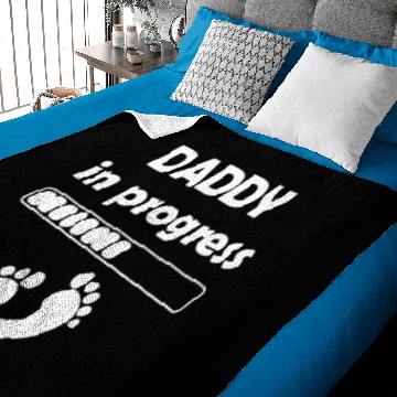 Discover Daddy to be - Daddy In Progress Baby Blankets