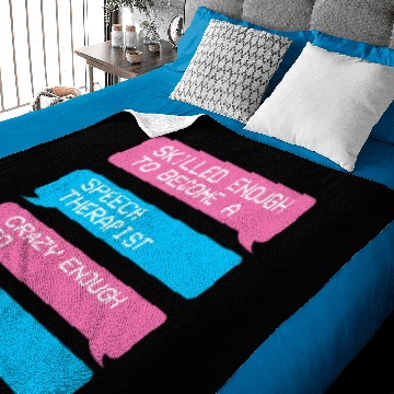 Discover Speech Therapy SLP Speech Language Pathologist Baby Blankets
