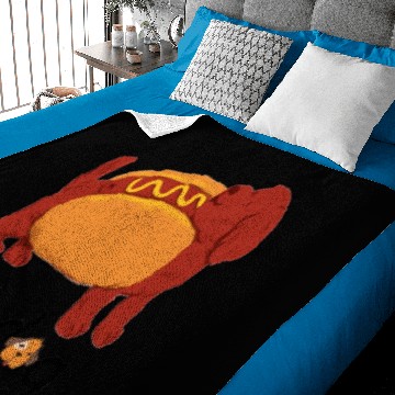 Discover hot dog summer , funny hot dog, hot dog lovers Baby Blankets