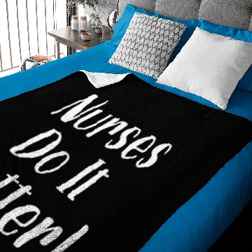 Discover nurses do it better 70s Baby Blankets