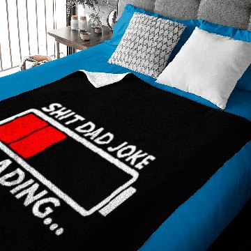 Discover Dad Joke Loading 80s Baby Blankets
