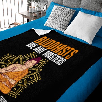 Discover Buddha Buddhism Baby Blankets