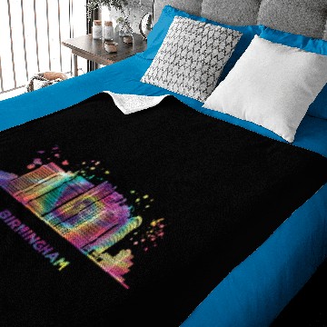 Discover Birminghamer Skyline Birmingham Baby Blankets