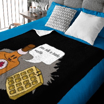 Discover You Talk A Loada Waffle Baby Blankets