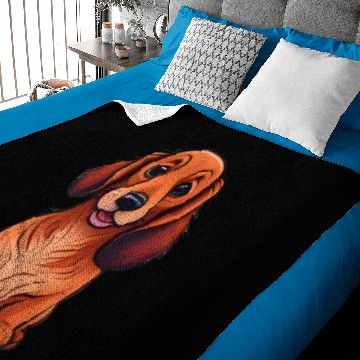 Discover Curious Dachshund Baby Blankets