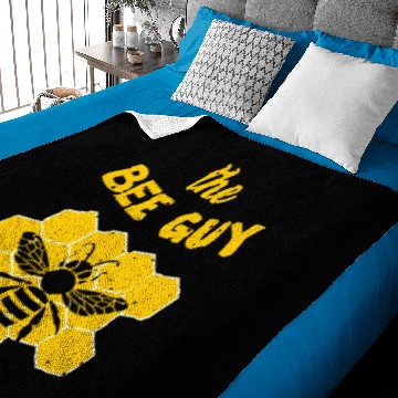 Discover The Bee Guy Honeybee Bumblebee Beekeeping Baby Blankets