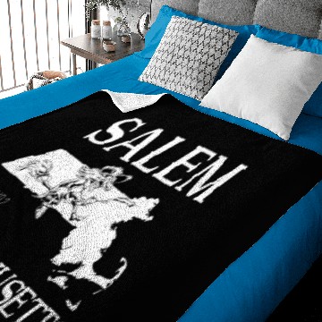 Discover Salem 1692 Witch Witchcraft Wicca Occult Baby Blankets
