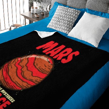 Discover Mars Explore Astronaut Astronomy Solar System Baby Blankets