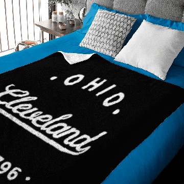Discover Cleveland Ohio Pride Baby Blankets