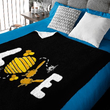 Discover Save The Bees Bumblebee Love Bees Baby Blankets