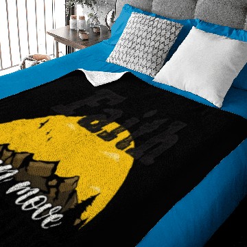 Discover Faith Can Move Mountains Baby Blankets