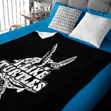 Discover Sea Turtle Tortoise I Like Turtles Baby Blankets