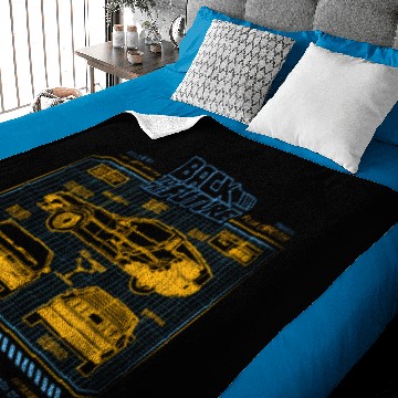 Discover Back To The Future 35Th Anniversary Delorean Baby Blankets