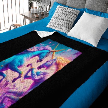 Discover Unicorns in candyland Baby Blankets