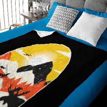 Discover Mountain Wolf Moose Baby Blankets